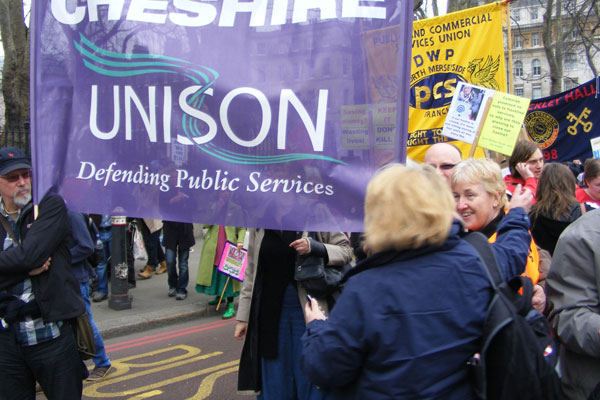 Cheshire East UNSON campaign defending public services